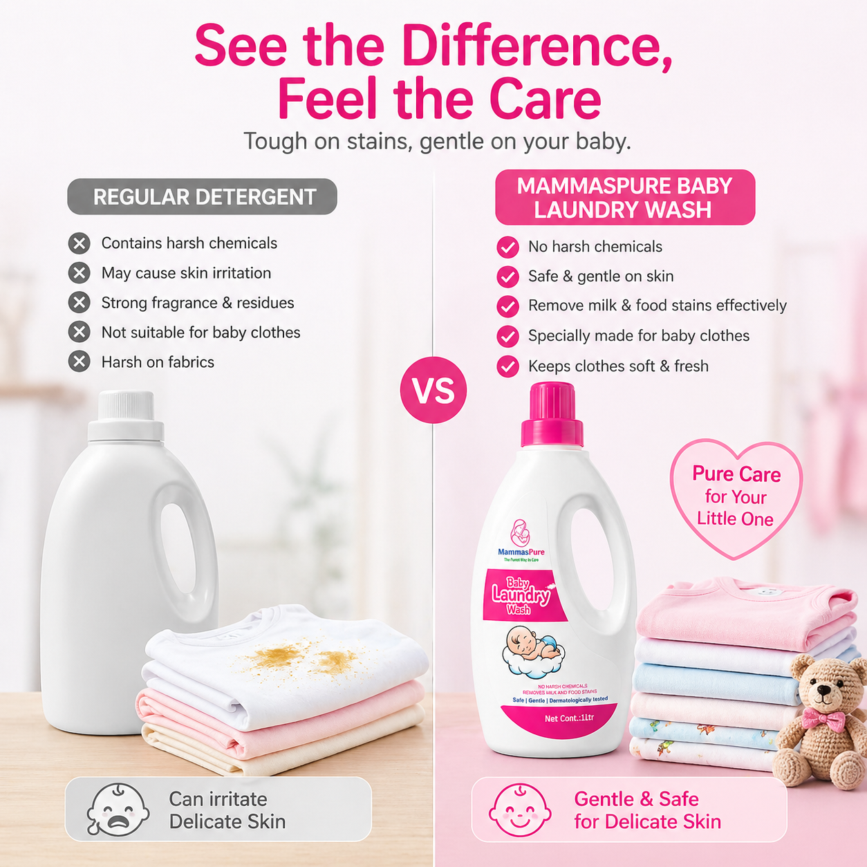 Baby Laundry Wash - 1Ltr - Image 2
